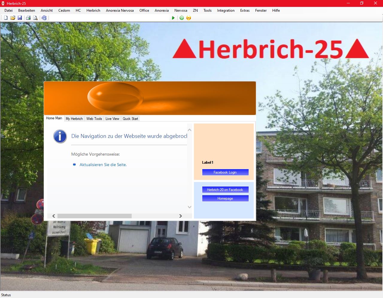 Herbrich-25 Homescreen