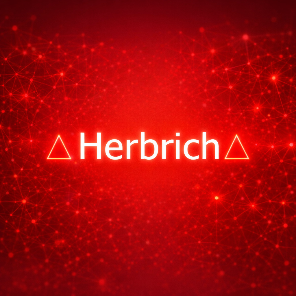 Herbrich Ontology – visuelle Darstellung eines semantischen Wissensgraphen mit vernetzten Knoten, digitaler Identität und strukturierter Ontologie im Herbrich‑System